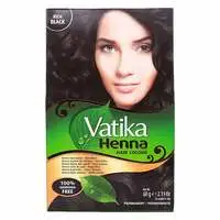 Dabur Vatika Henna Hair Colour 1 Natural Black 10g Pack of 6