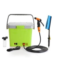 Generic 18 Liter 12V Easy Portable High Quality Pressure Auto Car Washer Green