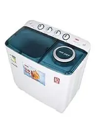 Haam Twin Tub Washing Machine, 10 kg, HWM10000-21N, White (Installation Not Included)