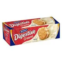 McVities Digestive Vanilla Filled Wheat Biscuits 100g