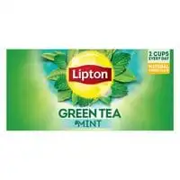 Lipton Mint Green Tea Bags, x25 Teabags