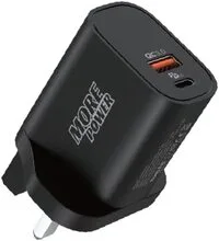 More Power Charger With Two Ports 20 Watts Supports PD