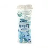 Gillette Simply Venus 2 Women`s Disposable Razor Blue 4 count
