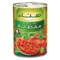 Hanaa Chopped Tomatoes In Tomatoes Juice Withe Basil & Organic 400g