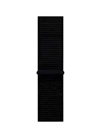 حزام نايلون بديل من Fitme لـ Fitbit Versa/Versa Light/Versa 2، أسود داكن