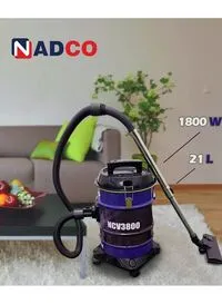 Nadco Vacuum Cleaner, 21L, 1800W, NCV-3800, Purple