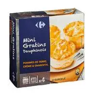 Carrefour mini gratin choufleur 4 x 120 g