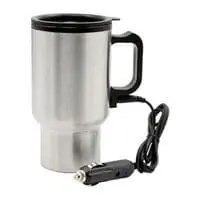 Generic Car Electric Cup Stainless Steel Liner Heating Cup Car Water Heater Mug 12V
