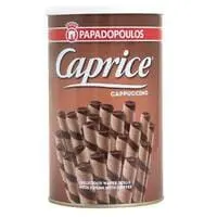 Papadopoulos Caprice Cappuccino Wafer Rolls 250g