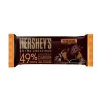 Hersheys Cocoa Creations Salted Caramel Flavour Delicious Darker Milky Chocolate 40g