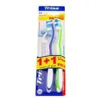 Trisa Comfort Duo Soft Toothbrush Multicolour 2 count
