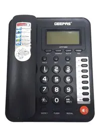 Geepas Executive Telephone With Caller Id Black