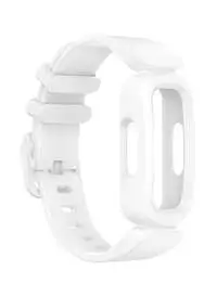 Fitme Replacement Silicone Band For Fitbit Ace 3, White