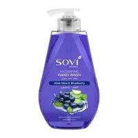 Sovi hand wash hydrating aloe vera & blueberry 500ml