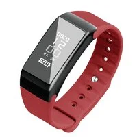 Generic Smart Bracelet OLED Body Activity Tracker, Red