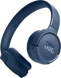 JBL Tune 520BT Wireless On-Ear Headphones, Pure Bass Sound, 57H Battery With Speed Charge, Hands-Free Call + Voice Aware, Multi-Point Connection, Lightweight And Foldable, Black, JBLT520BTBLUEU