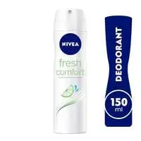 NIVEA Deodorant Spray for Women, 48h Protection, Fresh Comfort, 150ml