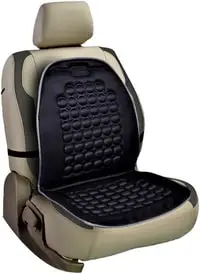 غطاء مقعد السيارة وسادة-فقاعة مغناطيسية تدليك مريح للغاية-غطاء كرسي السيارة والشاحنات SUV (أسود) قطعة واحدة