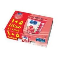 Almarai Vetal Layered Fruit Yoghurt Strawberry 140g × 5 + 1 Free