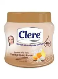 Clere Vanilla Honey Body Cream For Women 500 ml