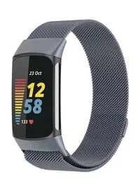Fitme Milanese Band For Fitbit Charge 5, Grey