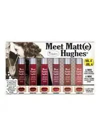 Thebalm Meet Matte Hughes Liquid Lipsticks Mini Kit Vol.4 Multicolors 7.2ml