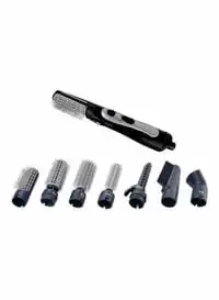 Rebune Hair Styler With 7 Attachments Re-2013 Black & Grey