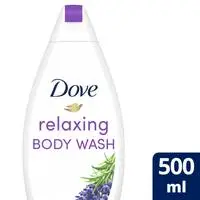 Dove Relaxing Body Wash With Renew Blend Technology Lavender Oil And Rosemary Extract 500ml