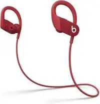 Beats Powerbeats High-Performance Wireless Earbuds, Apple H1 Headphone Chip, Class 1 Bluetooth Headphones, 15 Hours of Listening Time, Sweat Resistant, Built-In Microphone - Red