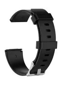 Fitme Replacement Band For Fitbit Versa/Versa Light/Versa 2 Smartwatch, Black