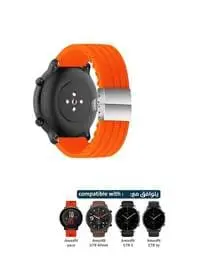 Fitme Buckle Silicone Band For Amazfit GTR 47mm & Amazfit GTR 2 & GTR 2E & Amazfit Pace (22mm)