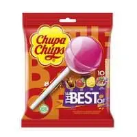 Chupa Chups The Best Of Lollipops 12g Pack Of 10