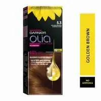 Garnier olia no ammonia permanent hair color kit 5.3 golden brown