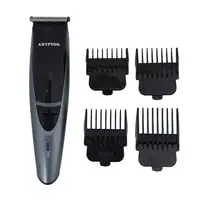 Krypton Rechargeable Trimmer, Working 45 Minutes, Kntr5296, Portable Design, Sharp Blades For Efficient Cutting, Built-In Rechargeable Battery, 3/6/9/12 mm Combs