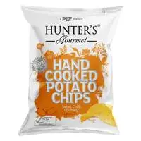 Hunter’s Gourmet Sweet Chilli Chutney Hand Cooked Potato Chips 125g