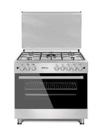 GVC Pro Gas Oven 5 Burners, 90x60, GVC-404, Steel (Installation Not Included)