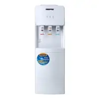 Geepas Water Dispenser - Hot/Cold Water Dispenser, Stainless Steel Tank, Compressor Cooling System, Child Lock, 1L Hot & 2.8L Cold Water Capacity, Ideal To Use In Cafeteria, Office & More