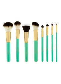 Bh Cosmetics Green Collection Brush Set 8 Pieces