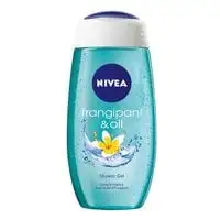 NIVEA Shower Gel Body Wash, Frangipani & Oil Caring Oil Pearls Frangipani Scent, 250ml