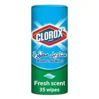 Clorox disinfecting wipes fresh scent × 35