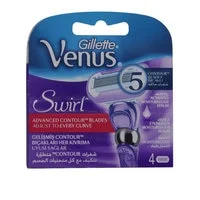 Gillette Venus Swirl Razor Blade Refills Purple 4 count