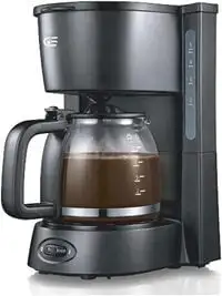 GS General Supreme 650W Coffee Maker, 0.75 Liter Capacity, Black