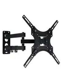 SKY-TOUCH TV Wall Bracket for Most 32-55 inch LED LCD Flat and Curved TVs up to 30kg، Sturdy TV Wall Mount with Milt Swivel Extension، Max VESA 400x400mm، RM-400 Black