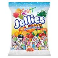 Oscar Candies Jelly Mix Flavours White 400g