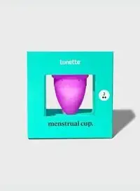 Reusable Menstrual Cup Model 2 Period Cup for Moderate to Heavy Flow Violet