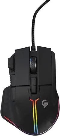 Porodo RGB 8D Wired Gaming Mouse, Black