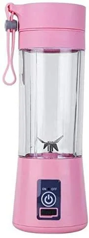 Generic USB Rechargeable Electric Juicer Blender Cup - Pink