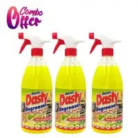 Combo Offer - Buy 3 Pcs Classic Dasty Degreaser Multi Purpose Cleaning Spray Cleaner 1 Liter