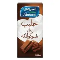 المراعي - حليب دبل شوكولاتة طويلة الأمد ٢٠٠ مل