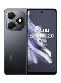 Tecno Spark 20, Dual SIM, 8GB RAM, 256GB, 4G, Gravity Black - Middle East Version
